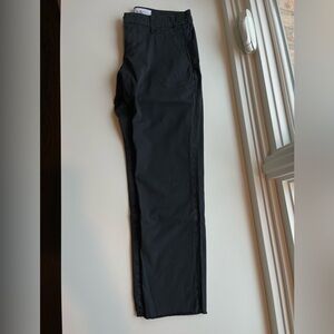 NWT. Frank & Eileen, Italian Chinos. Size zero. Raw hem, mid rise, straight.